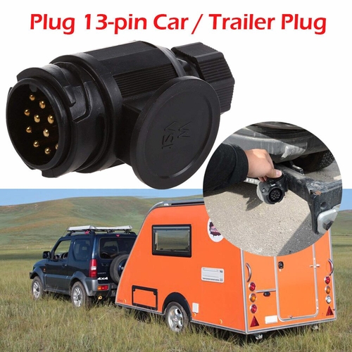 Trailer Plug 13-Pin 13-Pole Trailer Connector 12V