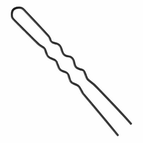 Bun hairpins Eurostil 20 Horquillas 55 mm Black (20 pcs)