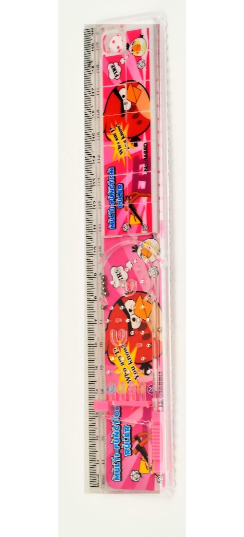 Angry Bird ruler with pin ball