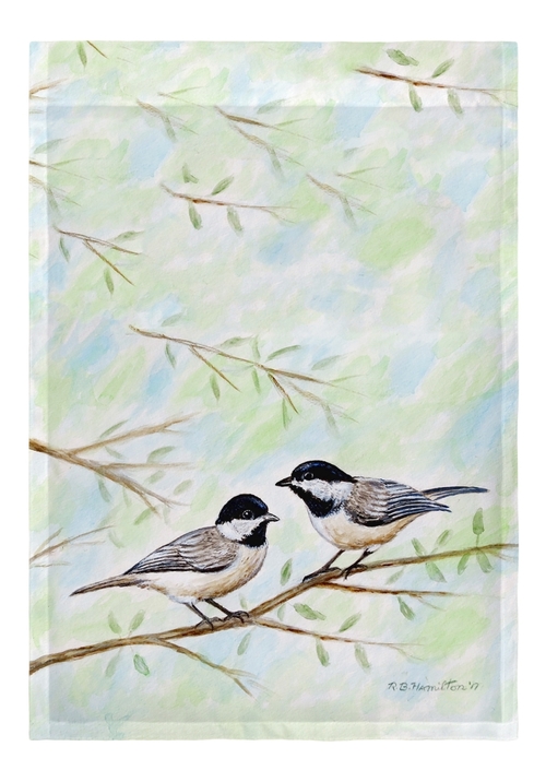 Betsy Drake FL638 Dicks Chickadee Flag - 12.5 x 18 in.