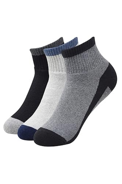 Made With Cotton & Spandex Socks- Pack Of 3