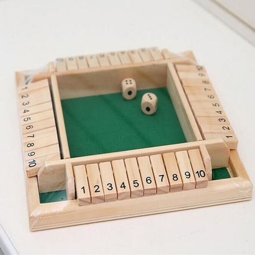 Funny Child Traditional Wooden Shut The Box Gift