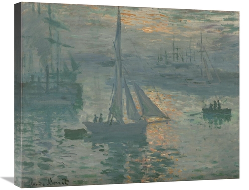 Global Gallery GCS-454988-2228-142 22 x 28 in. Sunrise - Marine Art Pr