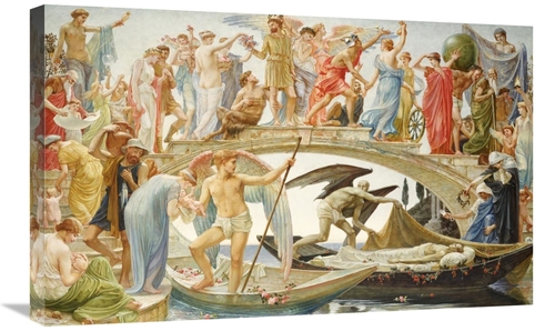 Global Gallery GCS-266121-30-142 30 in. The Bridge of Life Art Print -