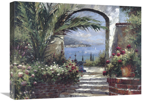 Global Gallery GCS-123283-1824-142 18 x 24 in. Rose Arch Art Print - P