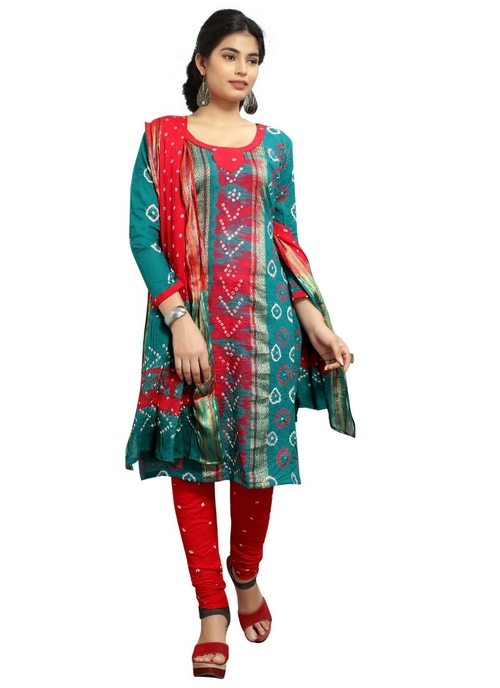 Generic Women's Satin Cotton Salwar Material