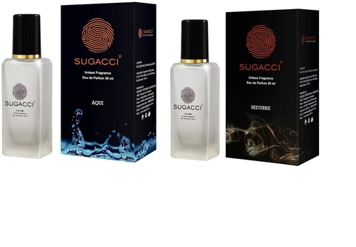 S SUGACCI Aqui & Sedurre Perfumes for Men and Women combo pack Eau De