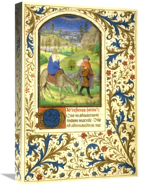 Global Gallery GCS-282422-22-142 22 in. The Flight into Egypt - Book o