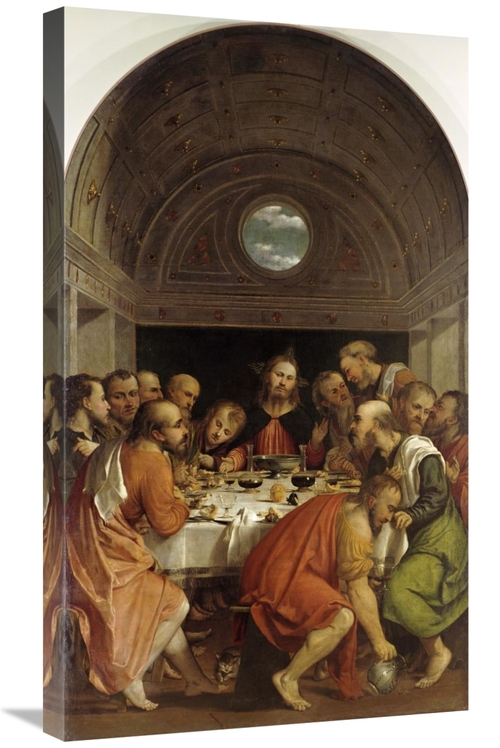 30 in. Last Supper Art Print - Romanino