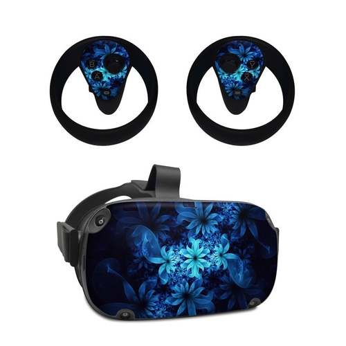 DecalGirl OCQU-LUMINOUSFLOWERS Oculus Quest Skin - Luminous Flowers