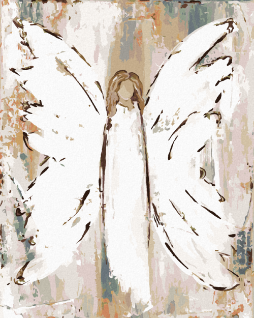 Paint by Numbers - WHITE PAINTED ANGEL (HALEY BUSH)