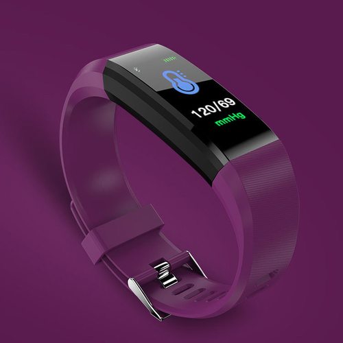 Fitness Tracker Color Screen Heart Rate Monitor