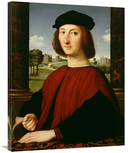 Global Gallery GCS-455038-2835-142 28 x 35 in. Portrait of a Young Man