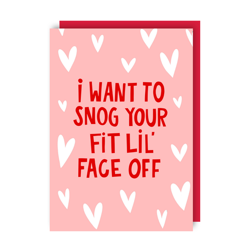 Fit Face Valentines Card (Pack of 6)