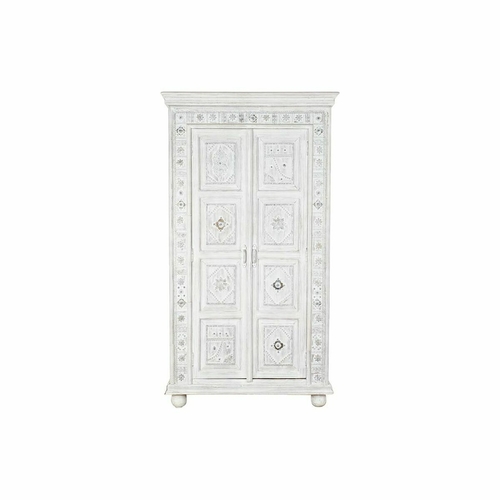 Cupboard DKD Home Decor MB-182006 100 x 40 x 181 cm Wood White Mango