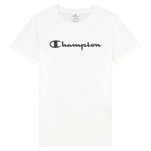 Women’s Short Sleeve T-Shirt Champion Big Script Logo 