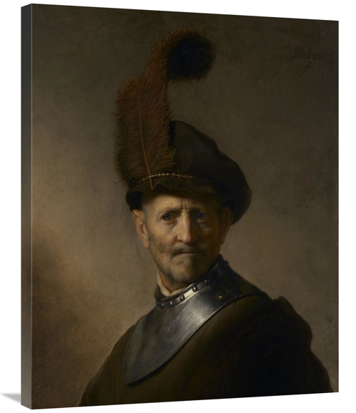 Global Gallery GCS-454991-2835-142 28 x 35 in. An Old Man in Military 