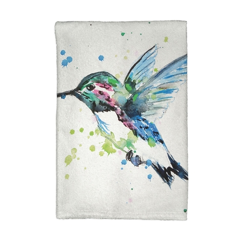 Betsy Drake KT635 Green Hummingbird Kitchen Towel