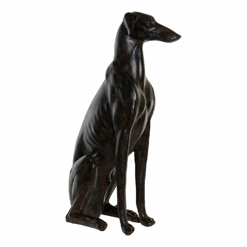 Decorative Figure DKD Home Decor RF-170840 Dark brown Resin Dog 33 x