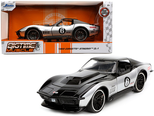 1969 Chevrolet Corvette Stingray ZL-1 #6 Black and Silver \Bigtime