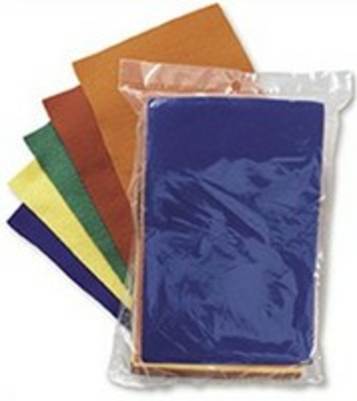 Art Supplies ORANGE 9 X 12 Felt- Orange- 25 Piece