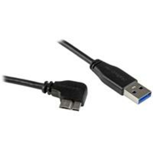 StarTech.com USB3AU1MRS 1m Slim Micro USB 3.0 Cable Male to Male Right