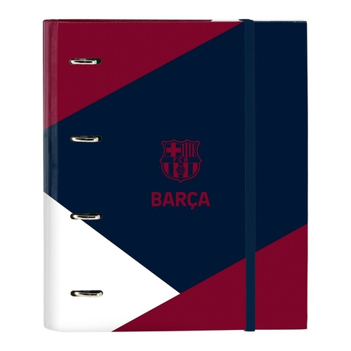 Ring binder F.C. Barcelona Corporativa A4 Blue Maroon (27 x 32 x 3.5
