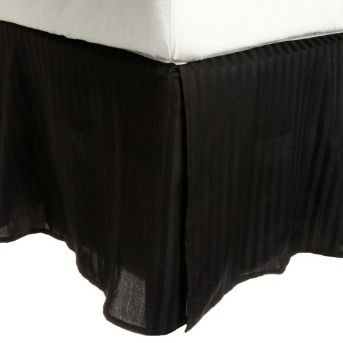 Impressions 300KGBS STBK 300 King Bed Skirt, Egyptian Cotton Strip