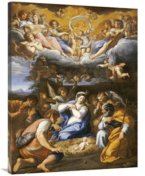 Global Gallery GCS-266347-40-142 40 in. The Adoration of the Shepherds