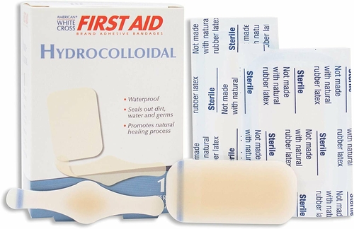 Dukal Pack of 240 Hydrocolloid Bandages for Foot. Sterile, Assorted