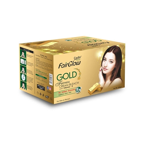 Glow Gold Fairness Bleach Cream - For Soft, Tender and Supple Skin -