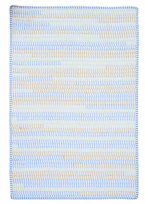 Colonial Mills Rug TK58R024X144B Ticking Stripe- Starlight 2 ft. x 12 