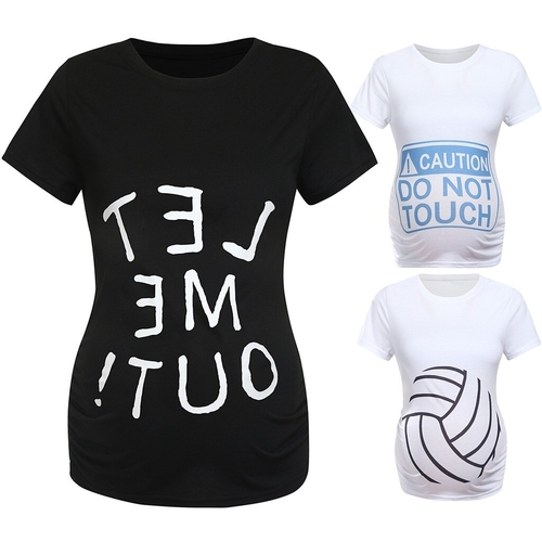 T-shirts for Women Maternity Short Sleeve