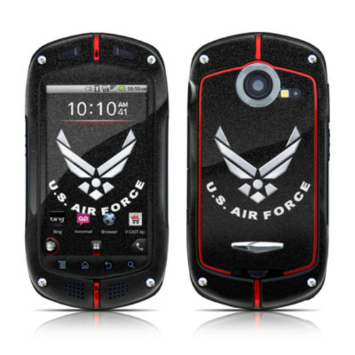 DecalGirl CGZC-USAF-BLK DecalGirl Casio GzOne Commando Skin - USAF Bla