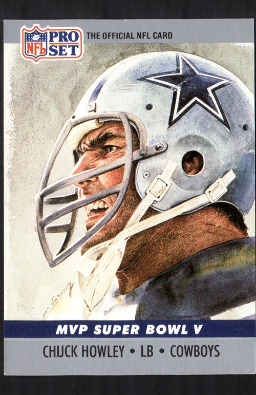 Chuck Howley Dallas Cowboys #5 - 1990 Pro Set Super Bowl MVP's