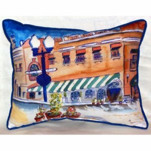 Betsy Drake HJ962 Canal Street Indoor & Outdoor Throw Pillow- 16 x 20 