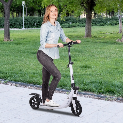 Soozier Teens Adult Folding  Scooter Adjustable Height With Brakes 