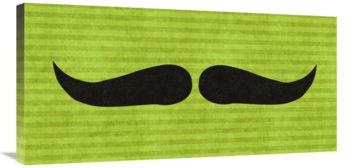 Global Gallery GCS-398815-1836-142 18 x 36 in. Mustache - Upswept Art 