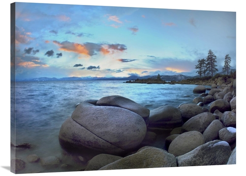 Global Gallery GCS-452079-3040-142 30 x 40 in. Rocky Shoreline Along H