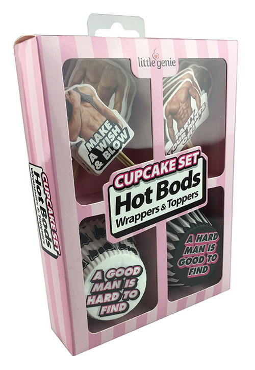 Cupcake Set - Hot Bods Wrappers & Toppers