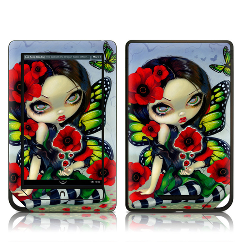 DecalGirl BNTB-POPPYMAGIC Barnes & Noble Nook Tablet Skin - Poppy Magi