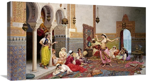 Global Gallery GCS-267187-36-142 36 in. The Harem Dance Art Print - Gi