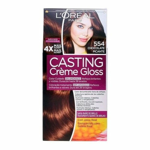 Dye No Ammonia Casting Creme Gloss L'Oreal Make Up Nº 554