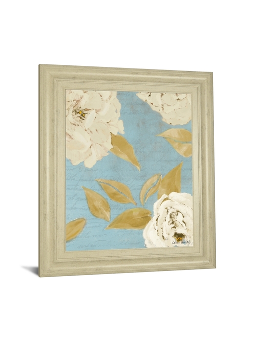 Classy Art 8472 22 x 26 in. Scripted Poetic Peonies I by Lanie Loreth 