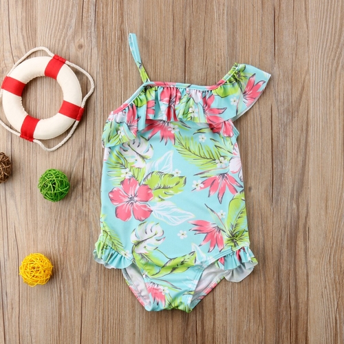 Newborn Kid Baby Girls Floral Bikini Summer Baby