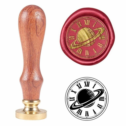 Planet Clock Sealing Wax Stamp