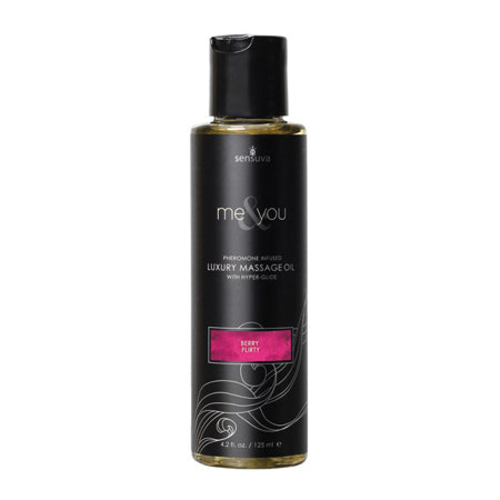 Sensuva Me & You Pheromone-Infused Luxury Massage Oil Berry Flirty 4.2