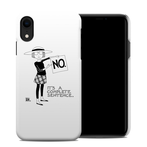 DecalGirl AIPXRCC-SENTENCE Apple iPhone XR Clip Case - Sentence