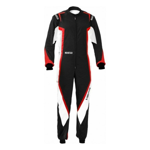 Karting Overalls Sparco K44 Kerb Black/Red (Size XL)