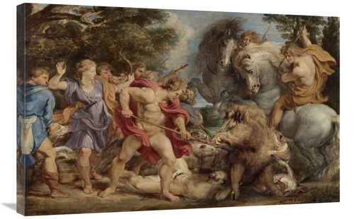 Global Gallery GCS-454978-2436-142 24 x 36 in. The Calydonian Boar Hun